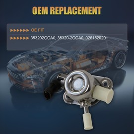 Bulubiu 35320-2GGA0 High Pressure Fuel Pump Fit for 2.4L for 2016-2019 Kia Optima Sonata Sorento Sportage 2.4 / for 2018-2020 Hyundai Tucson Santa Fe 2.4 L4, aftermarket part Replace OE 0261520201