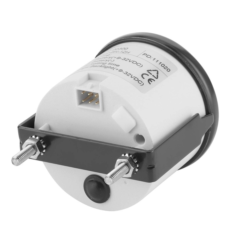 Dashboard Time Clock,2" Universal Dial Clock Meter for Boat Boat