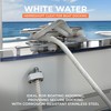 White Water 6032S 316 Stainless Steel 8" Herreshoff Cleat, 4-Hole