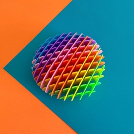 Fidget Worm Toys - Squeeze Fun for Stress Relief and Focus (Rainbow)