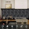 HOMEART Herringbone Tile Peel and Stick Backsplash, 6 Sheets Brushed