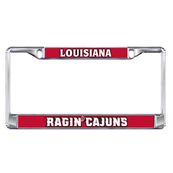 Craftique Louisiana-Lafayette Plate Frame (Domed LA Ragin Cajuns Frame (45018))
