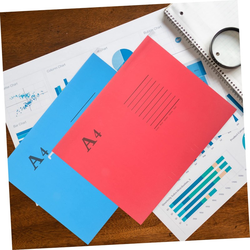 Operitacx A4 File Folder Hanging Feature Office Document Supplies Paper