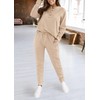 KIRUNDO Womens Sweatsuits 2 Piece Set 2025 Fall Winter Button
