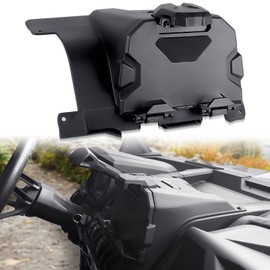 CPOWACE Electronic Device Holder with Storage Box Organizer Compatible with Can Am Defender Accessories, Tablet GPS Phone Holder Mounts Compatible with Defender HD5 HD8 HD10 MAX 2016-2022