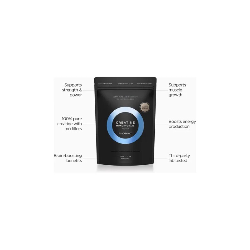 Tropeaka Creatina Monohidrato 100 Micronizada - Sin Gluten