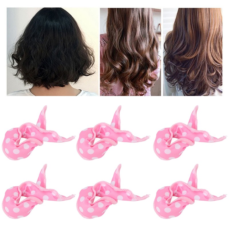 20pcs Hair Curler Rollers Flexible Soft Sponge DIY Night Sleep
