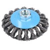 4 Pack Twist Knot Wire Brush/Wheel 115mm for Angle Grinder