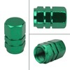 Winka Green Hexagon Shape Car Tire Valve Stems Caps Wheel