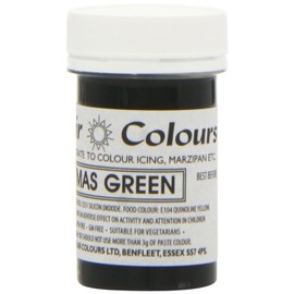 Sugarflair Tartranil Paste Christmas Green (Pack of 2)