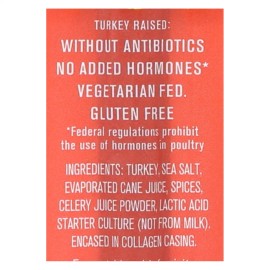 UD Vermont Case of 24 Realsticks 1 oz Turkey Pepperoni Smoked and Cured Meat Snacks