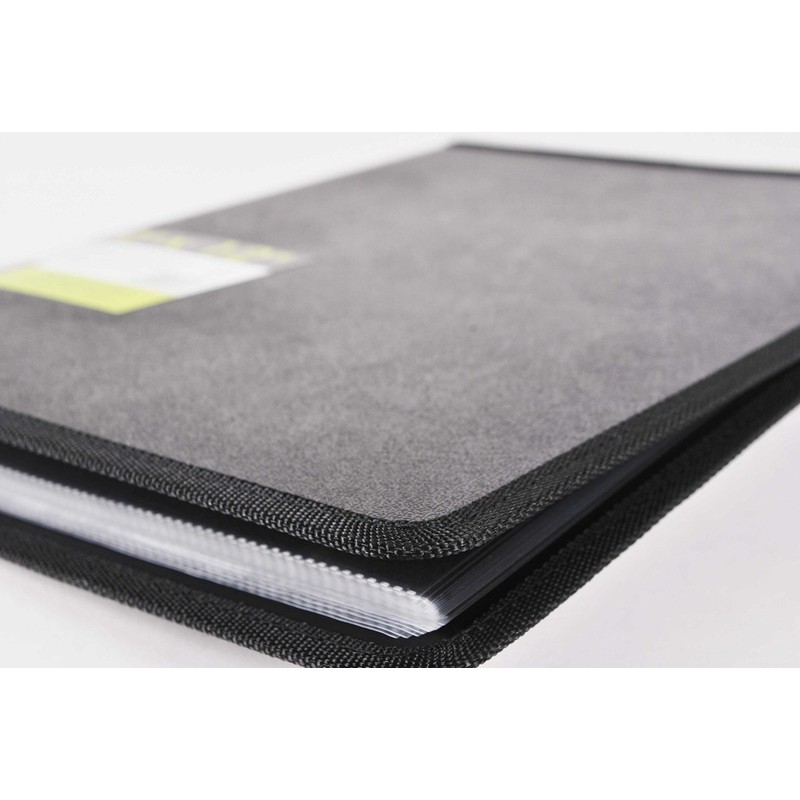 Filexec Products Art Presentation Book, 8.5"x11", 24Page/48 Views (93230),Black