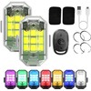 Unbranded 2x High Brightness Wireless 7 Color LED Strobe Light