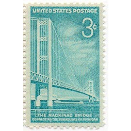 1958 Michigan to Canada Bridge Single 3c Postage -Sc #1109 - MNH,OG