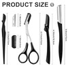 12Pcs Eyebrow Kit Eyebrow Trimming Set Eyebrow Grooming Kit with