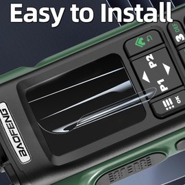 BAOFENG (3 Pack) Walkie Talkies Screen Protector Tempered Hydrogel Film Specially Designed DM-32UV UV-32,Anti-impact Provide full protection for Two Way Radio Scree