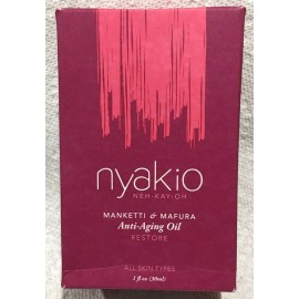 RESTORE Nyakio Manketti & Mafura Anti-Aging Oil All Skin Types Restore 1 fl oz