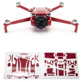 WRAPGRADE Skin Stickers Compatible with DJI Mini 3 | Main Unit (Japan RED)