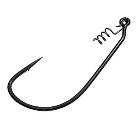 Gamakatsu Super Line Spring Lock - Offset Hook with Screw Spiral for Rubber Fish & Jigs, Offset Hook for Rubber Bait, Jig Hooks, Size / Package Contents: Size 6/0 - 3 Pieces