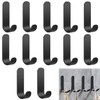 12 Pcs AdhesiveHooks, Stainless Steel Wall Hooks, CoatHooks, WallHooks for