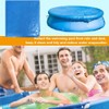 Round Pool Cover Dust Protector for Inflatable Family Pool Waterproof