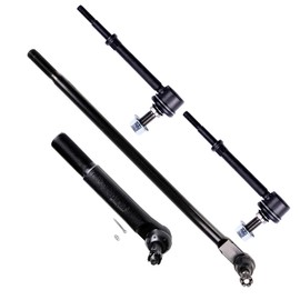 SCITOO 4pcs Suspension Kit For 2011-2012 For Ram 3500 2011-2012 For Ram 2500 - Includes Sway Bar End Link, Drag Link, Outer Tie Rod End