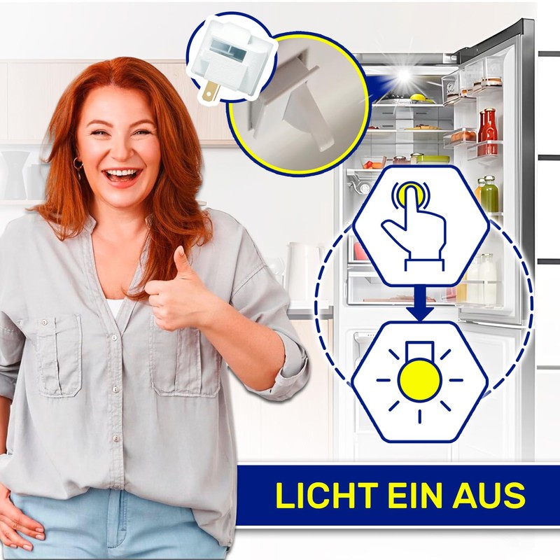 Light Switch for Fridge with Original Code 4094880285 for Beko