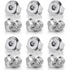 Earring Backs for Studs, Moconar 12PCS 925 Sterling Silver Earring
