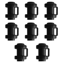 End caps for trampoline, post caps for the net poles of the trampoline, trampoline end caps, end caps, post caps, end caps, safety net spare parts, trampoline spare parts, diameter 25 mm, pack of 8