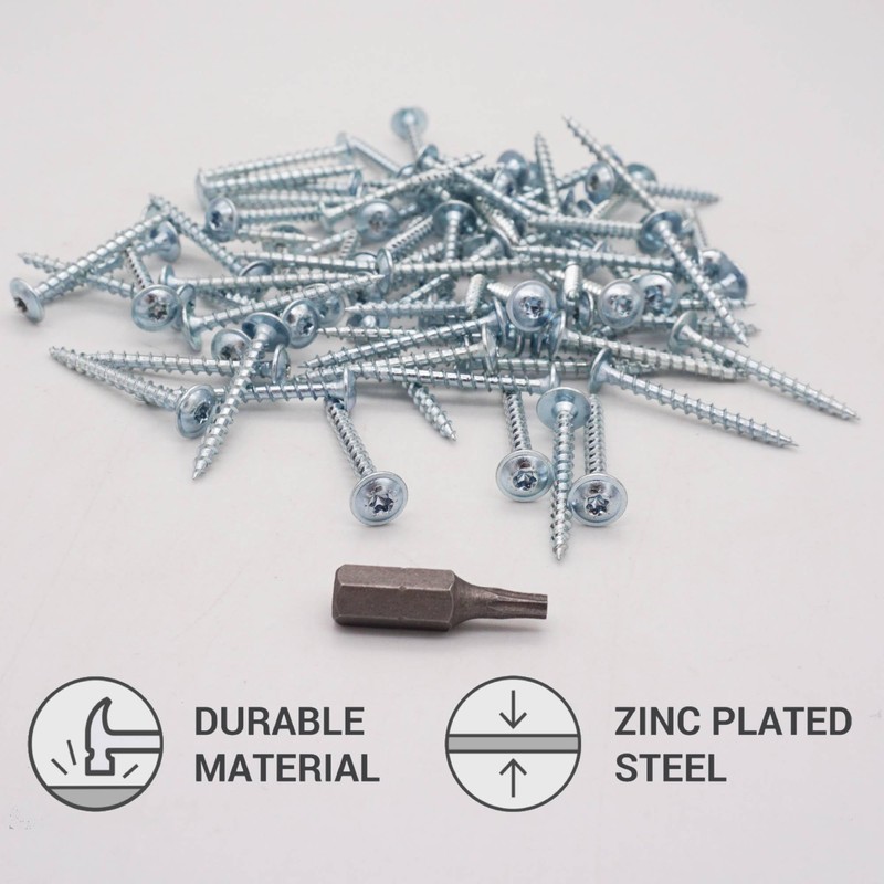 SKIR'CO (Pack of 100) Galvanised Steel 3.0 x 30mm Wood