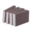 SHINEOFI 4pcs Sponge Emery Papers Block Double Sided Polishing Sanding