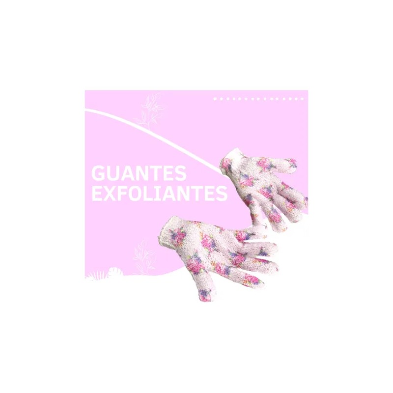20 Par Guantes De Baño Exfoliantes Avon Flores