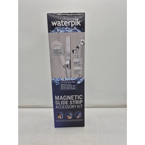 Waterpik 18 in. Magnetic Shower Slide Strip Accessory Kit in