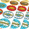 TownStix 200 Stück - Superhelden Sticker Aufkleber, Comic Aufkleber Kinder