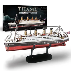 Piececool 3D Puzzle Metal RMS Titanic, Ship Transportation Craft Model Kits for Adults to Build, 3D Puzzles Adult Teens for 304 Stainless Steel, Ideal as Gifts, Home Decoration, 226 Pieces