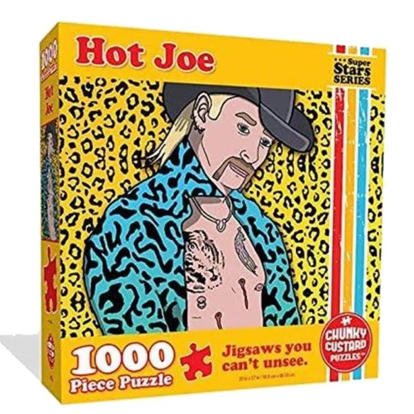 Chunky Custard Puzzles Hot Joe Tiger King Jigsaw Puzzle 1000ct