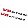 2PCS 2017+ V8 Biturbo Left & Right Side Decal Badge