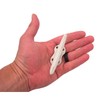 Wowser Nautical White Cast Iron Boat Cleat Wall Hooks, 3.5