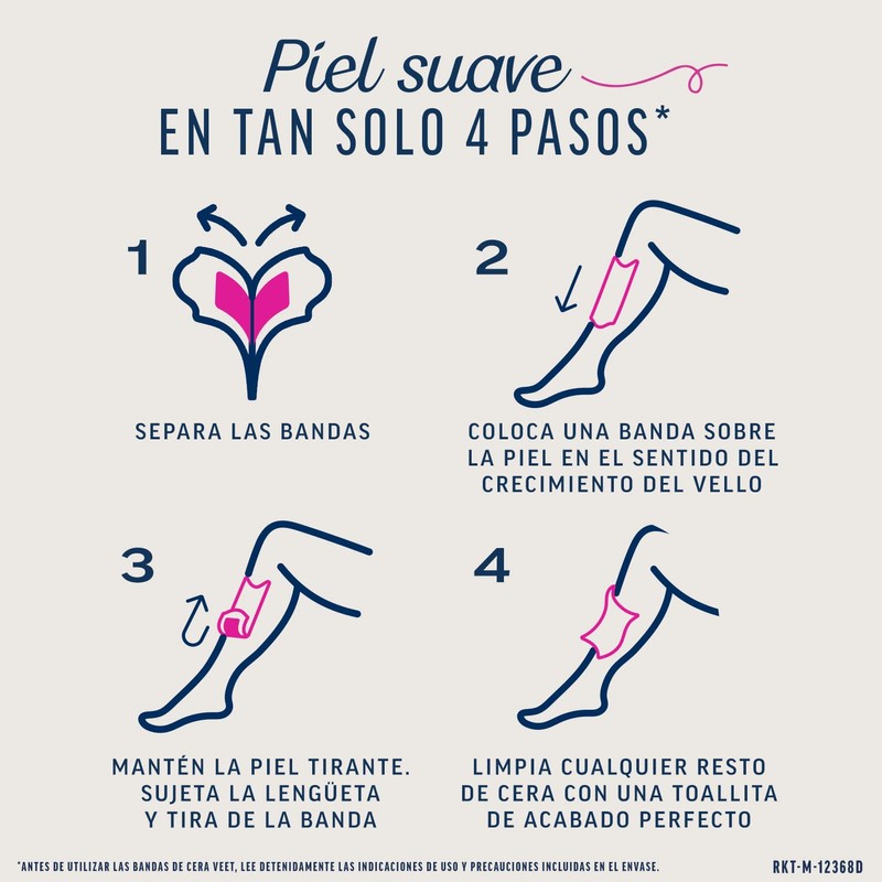 Veet Expert Cold Wax Strips for Hair Removal of Legs