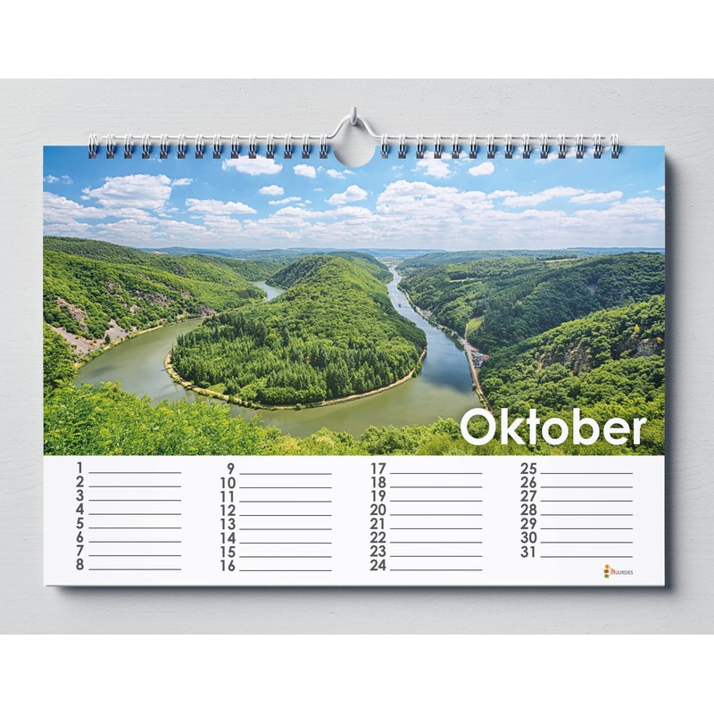 Huurdies ® - German Cities Birthday Calendar - 35 x
