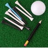 Adhere 25pcs Half Pencils Golf Pencils with Eraser Pre-sharpened Hexagon