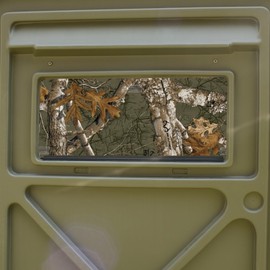Hunting Blind Window Camo - See through CoverTech HD Window Camo – 24” x 59” - Realtree Edge