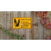 KAVARO Dog Warning Sign Dog Caution Dog