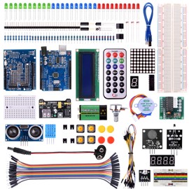kuman Complete Starter Kit with Detailed Tutorial and Reliable Components for Arduino Project Mega 2560 Robot breadboard Kits