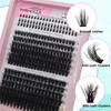 MIKIWI Lash Clusters Kit 9-16mm Fluffy Cluster Eyelash Extensions with