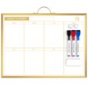 ARCOBIS Weekly Dry Erase Board for Wall, 12" x 16"