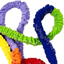 LOVIVER Cooperative Stretch Rope Exercise Band Loop Dynamic Movement Exercise Prop for Family Kindergarten Sensory Training Equipment