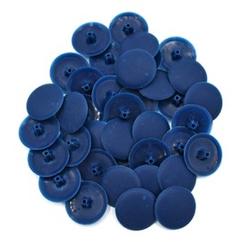 Snap-On Bifix Cover Caps to Use with Phillips Ph2 & Pozidrive Pz2 Pozi Screws - Pack of 50 Biffix Covers : Navy