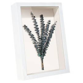 Shadow Boxes 8X10 Photo Frame - 3D Wall & Tabletop Picture Frames Shadow Box Frame Deep Picture Frame Wooden Display Shadow Box for Crafts Anniversary Wedding (White431,Depth 5cm)