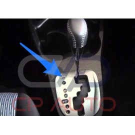 Toyota 12 - 14 TOYOTA YARIS SHIFT LOCK RELEASE BUTTON COVER CAP SILVER OEM NEW